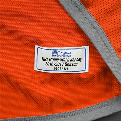Darnell Nurse - Edmonton Oilers - Practice-Worn Jersey - 2016-17 NHL Season