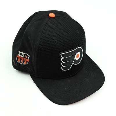 Sean Couturier - Player-Issued Black Snapback Hat- 2019-20 NHL Season