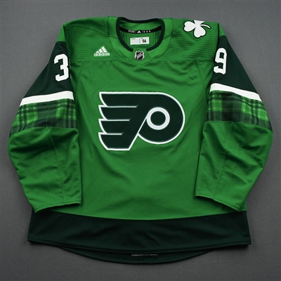 Nate Prosser - St. Patrick's Day Warm-Up Worn Autographed Jersey 