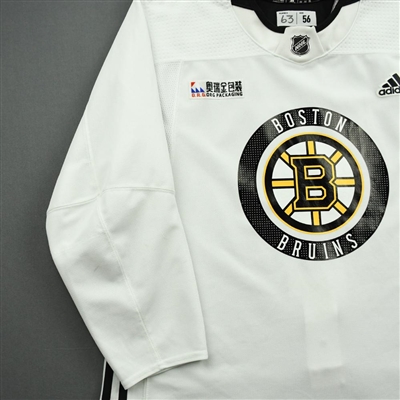 SOLD) Boston Bruins MIC Adidas Practice Jerseys with Sponsor