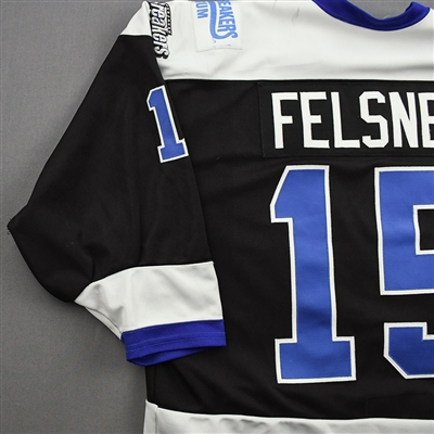 Denny Felsner - Chesapeake Icebreakers - Game-Worn Jersey w/A - 1997-98 ECHL Season