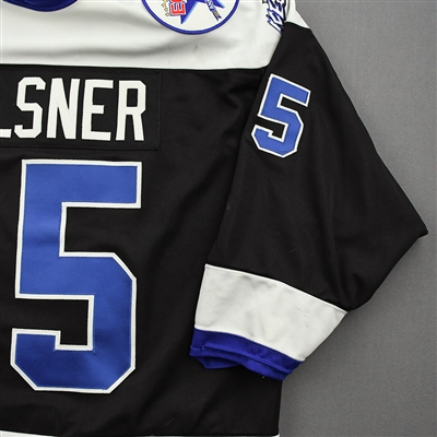 Denny Felsner - Chesapeake Icebreakers - Game-Worn Jersey w/A - 1997-98 ECHL Season