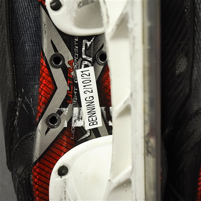 Matt Benning - Bauer Vapor 1X Skates - 2020-21 NHL Season