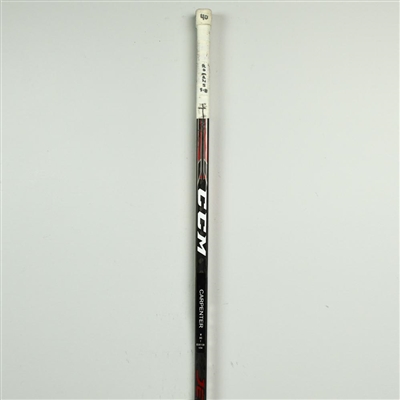 Ryan Carpenter - Game-Used CCM JetSpeed Stick - 2018-19 NHL Season