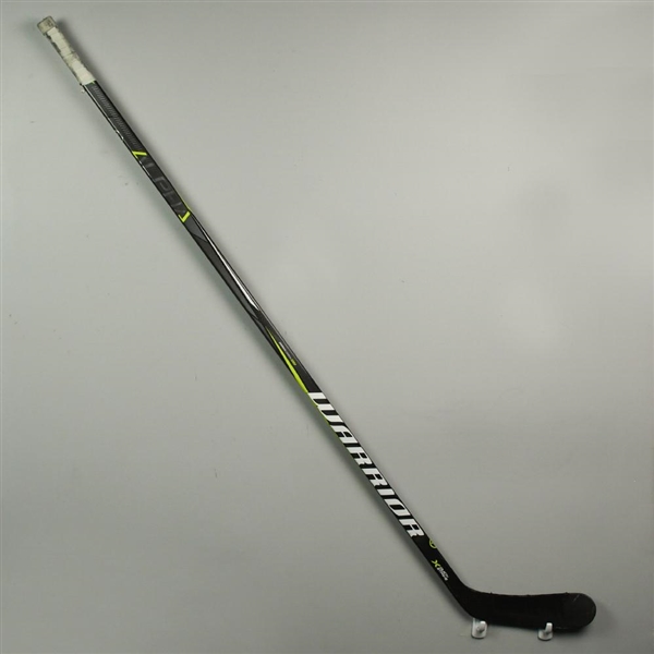 Jon Merrill - Game-Used Warrior Alpha QX Stick - 2018-19 NHL Season