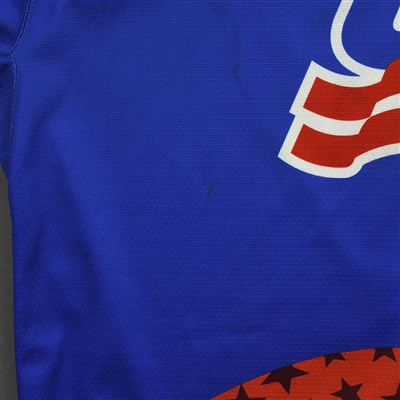 Trey Augustine - 2022 U.S. NTDP U-17 - Game-Worn Heroes Appreciation '96 Throwback Autographed Jersey