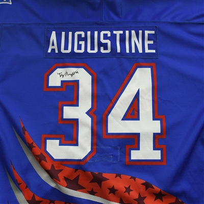 Trey Augustine - 2022 U.S. NTDP U-17 - Game-Worn Heroes Appreciation '96 Throwback Autographed Jersey