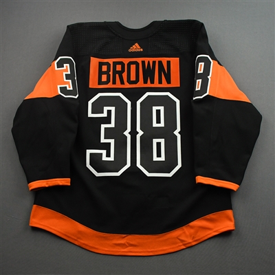 Patrick Brown - Game-Worn Third Jersey w/ Lou Nolan 50 Years Patch - April 9, 2022