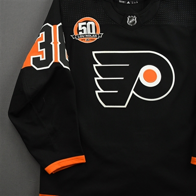 Patrick Brown - Game-Worn Third Jersey w/ Lou Nolan 50 Years Patch - April 9, 2022