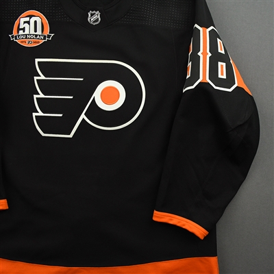 Patrick Brown - Game-Worn Third Jersey w/ Lou Nolan 50 Years Patch - April 9, 2022