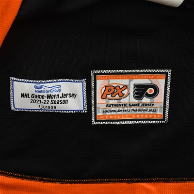 Patrick Brown - Game-Worn Third Jersey w/ Lou Nolan 50 Years Patch - April 9, 2022