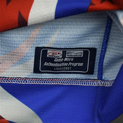 Zeev Buium - 2022 U.S. NTDP U-17 - Game-Worn Heroes Appreciation '96 Throwback Autographed Jersey