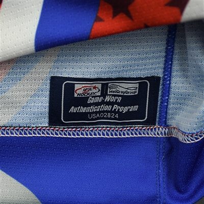 Michael Chambre - 2022 U.S. NTDP U-17 - Game-Worn Heroes Appreciation '96 Throwback Autographed Jersey