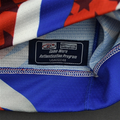 Salvatore Guzzo - 2022 U.S. NTDP U-17 - Game-Worn Heroes Appreciation '96 Throwback Autographed Jersey