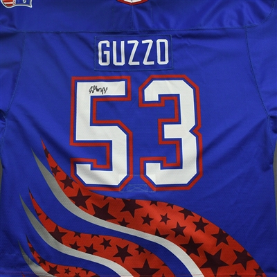 Salvatore Guzzo - 2022 U.S. NTDP U-17 - Game-Worn Heroes Appreciation '96 Throwback Autographed Jersey