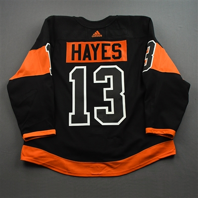 Kevin Hayes - Game-Worn Third Jersey w/A, w/ Lou Nolan 50 Years Patch - April 9, 2022