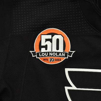 Kevin Hayes - Game-Worn Third Jersey w/A, w/ Lou Nolan 50 Years Patch - April 9, 2022