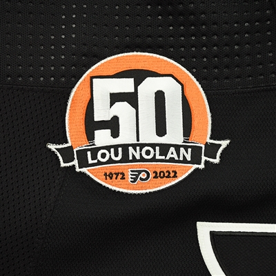 Martin Jones - Game-Worn Third Jersey w/ Lou Nolan 50 Years Patch - April 9, 2022
