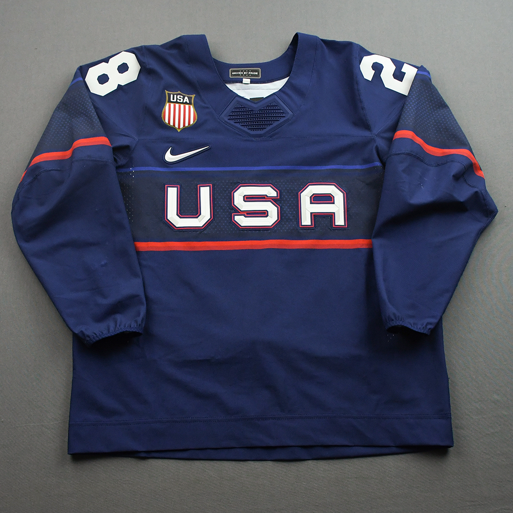 Lot Detail Amanda Kessel Game Worn Women s 2022 Olympic Winter Games Beijing Jersey February 5 2022 vs. Russian Olympic Committee February 14 2022 vs. Finland in Semifinals