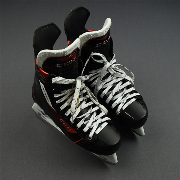 Connor McDavid - Game-Worn CCM JetSpeed Skates - September 28-October 13, 2021 - Photo-Matched - 2021-22 NHL Season