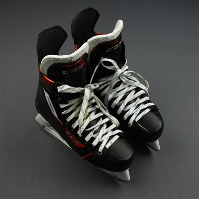 Connor McDavid - Game-Worn CCM JetSpeed Skates - September 28-October 13, 2021 - Photo-Matched - 2021-22 NHL Season