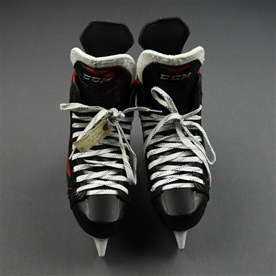 Connor McDavid - Game-Worn CCM JetSpeed Skates - September 28-October 13, 2021 - Photo-Matched - 2021-22 NHL Season