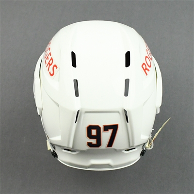 Connor McDavid - Game-Worn CCM Helmet w/ Oakley Shield - 6 Games - May 3-24, 2021 - Photo-Matched