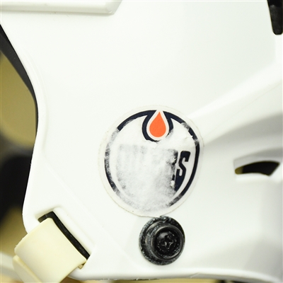 Connor McDavid - Game-Worn CCM Helmet w/ Oakley Shield - 6 Games - May 3-24, 2021 - Photo-Matched