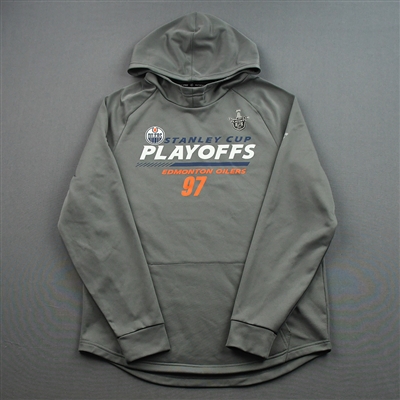 Connor McDavid - Issued Fanatics 2021 Stanley Cup Playoffs Hoodie - 2020-21 NHL Season