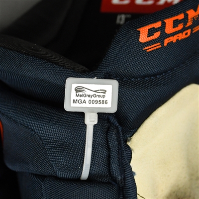 Connor McDavid - Game-Worn CCM Gloves - October 16 Hat Trick - 8 Games - October 13, 2021 through November 1, 2021 - Photo-Matched 