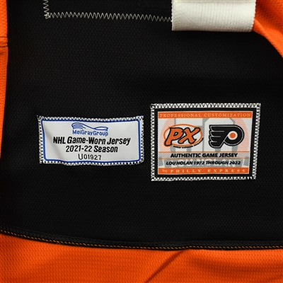 Zack MacEwen - Game-Issued Third Jersey w/ Lou Nolan 50 Years Patch - April 9, 2022