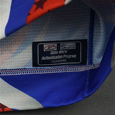 Aram Minnetian - 2022 U.S. NTDP U-17 - Game-Worn Heroes Appreciation '96 Throwback Autographed Jersey