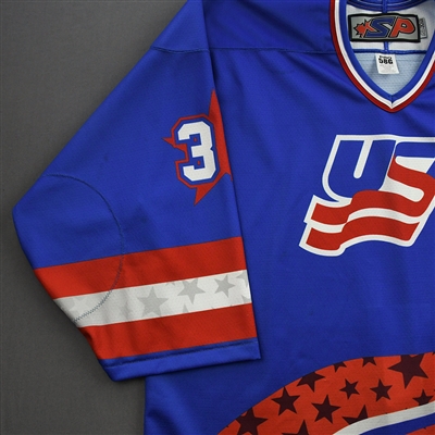 Carsen Musser - 2022 U.S. NTDP U-17 - Game-Worn Heroes Appreciation '96 Throwback Autographed Jersey