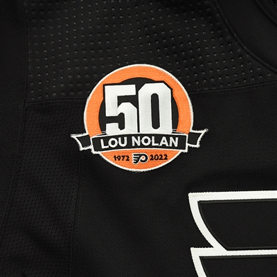 Rasmus Ristolainen - Game-Worn Third Jersey w/ Lou Nolan 50 Years Patch - April 9, 2022