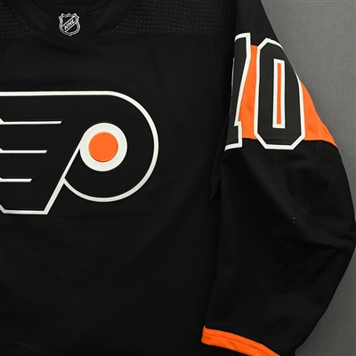 Rasmus Ristolainen - Game-Worn Third Jersey w/ Lou Nolan 50 Years Patch - April 9, 2022