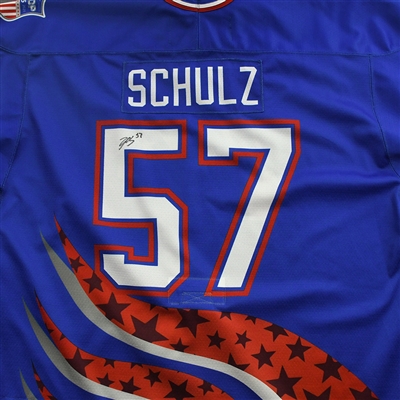 Zachary Schulz - 2022 U.S. NTDP U-17 - Game-Worn Heroes Appreciation '96 Throwback Autographed Jersey