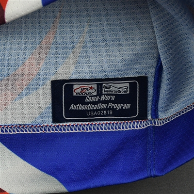 Zachary Schulz - 2022 U.S. NTDP U-17 - Game-Worn Heroes Appreciation '96 Throwback Autographed Jersey