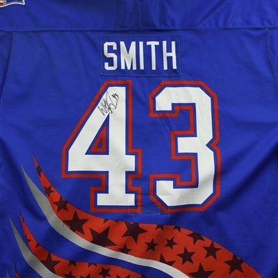 William Smith - 2022 U.S. NTDP U-17 & U-18 - Game-Worn Heroes Appreciation '96 Throwback Autographed Jersey