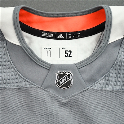 Travis Konecny - Warm-up Worn Lou Nolan Night Jersey - April 9, 2022