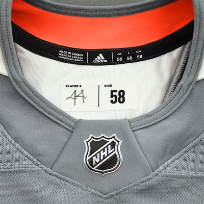 Nate Thompson - Warm-up Worn Lou Nolan Night Jersey - April 9, 2022