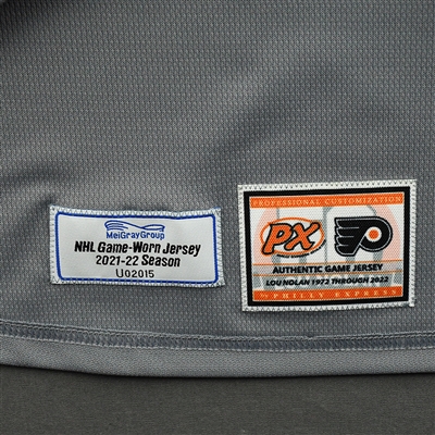 Nate Thompson - Warm-up Worn Lou Nolan Night Jersey - April 9, 2022