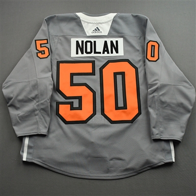 Ivan Provorov - Warm-up Worn Lou Nolan Night Jersey - April 9, 2022