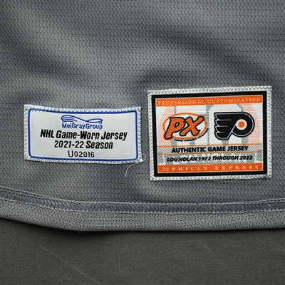 Ivan Provorov - Warm-up Worn Lou Nolan Night Jersey - April 9, 2022