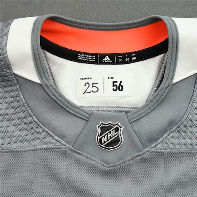 James van Riemsdyk - Warm-up Worn Lou Nolan Night Jersey - April 9, 2022