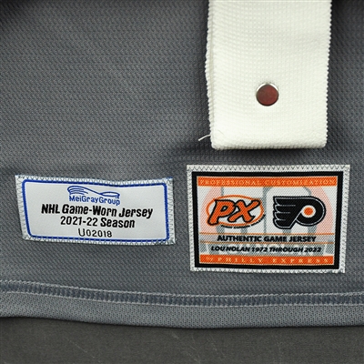 James van Riemsdyk - Warm-up Worn Lou Nolan Night Jersey - April 9, 2022