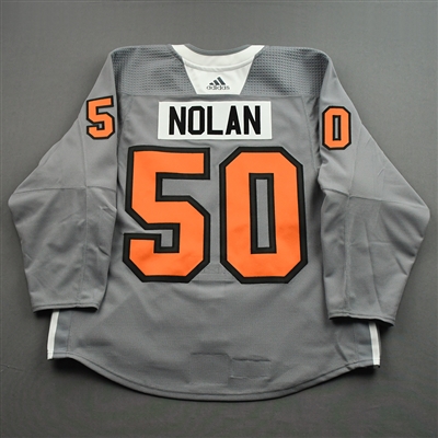 Ronnie Attard - Warm-up Worn Lou Nolan Night Jersey - April 9, 2022