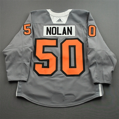 Scott Laughton - Warm-up Worn Lou Nolan Night Jersey - April 9, 2022