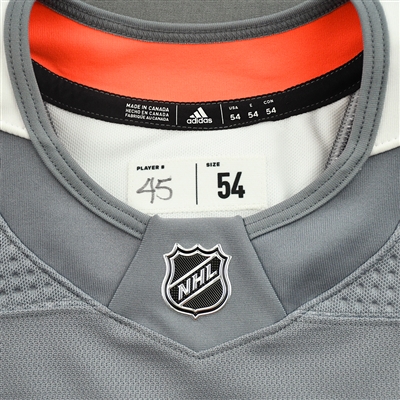 Cam York - Warm-up Worn Lou Nolan Night Jersey - April 9, 2022