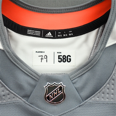 Carter Hart - Warm-up Worn Lou Nolan Night Jersey - April 9, 2022