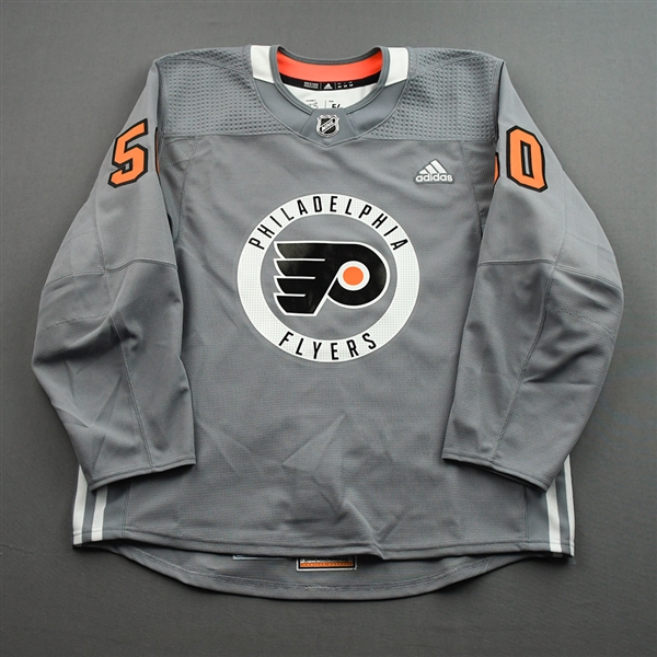 Oskar Lindblom - Warm-up Worn Lou Nolan Night Jersey - April 9, 2022